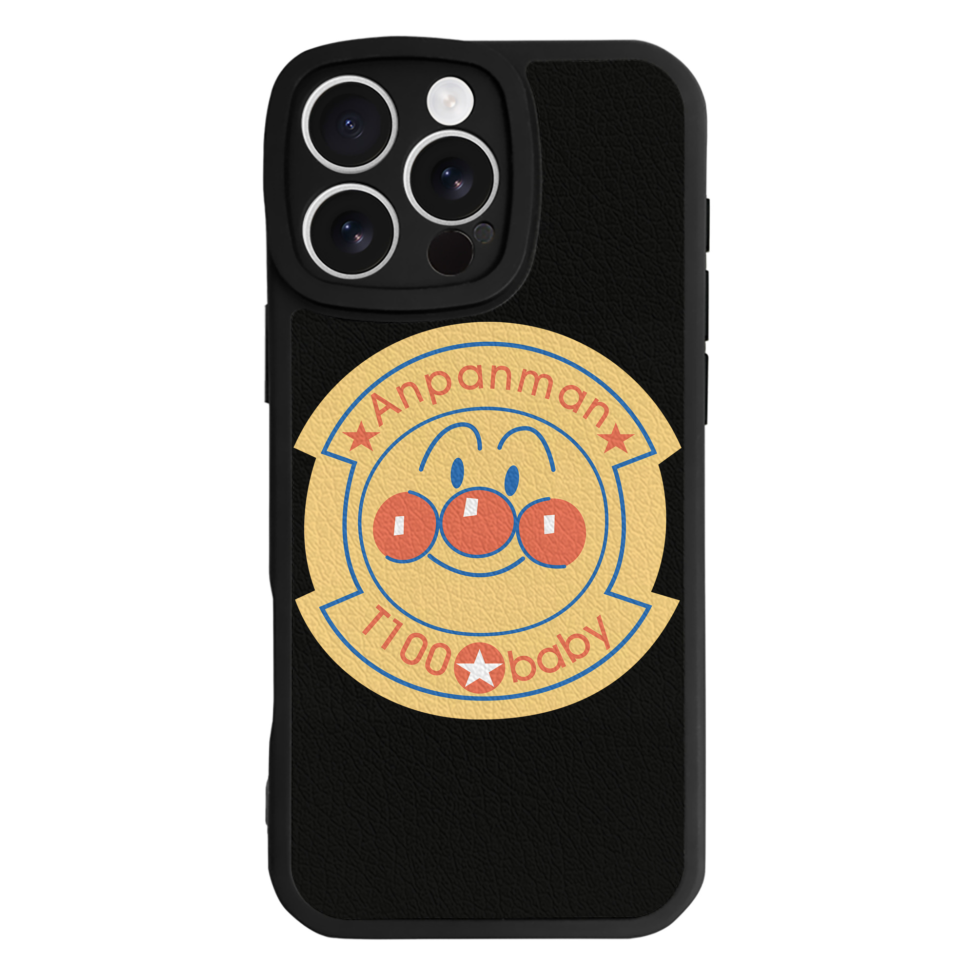 （画像用） アンパンマン Anpanman 【iPhone 16シリーズ対応】シリコンスマホケース（レザー調） 材質：シリコン